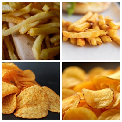 Gepersonaliseerde volledig automatische aardappelchipmachine voor bevroren frietproductielijn