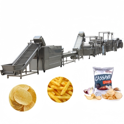 Warmteverwerking Frans friet en aardappelchips Productielijn Verwerkingsmachines