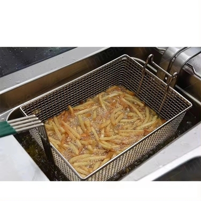 Elektrische diepfryer roestvrijstalen fritmachine Pakket Grootte 52,00cm * 30,50cm * 29,50cm
