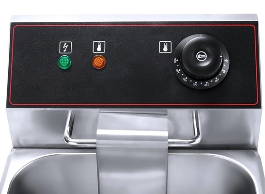 Commerciële elektrische diepfryer voor energie-restaurant koken 405X241X204mm