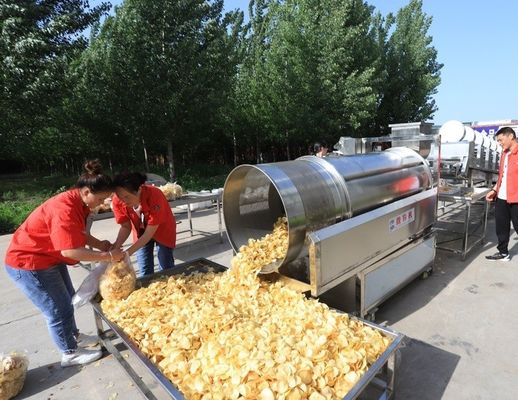 Grootschalige productie van industriële aardappelscherpsteker voor 200 kg bevroren frietlijn