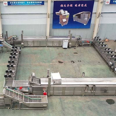 50 kg/100 kg Capaciteit Machines voor de verwerking van frietjes voor de productie van aardappelchips