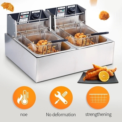 405X241X204mm Capaciteit Energie-Frying Machine voor Bulk Cooking Control Mod Button