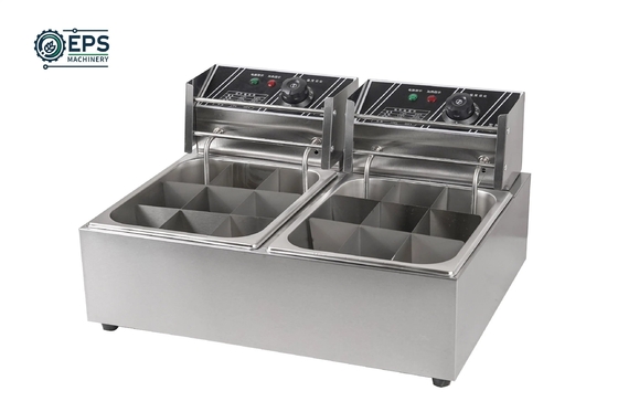 Verbeter uw kookervaring met capaciteit olie friter en filtratie 405X241X204mm