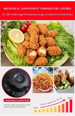 405X241X204mm commerciële grill- en fritmachine voor snelle kookoplossingen