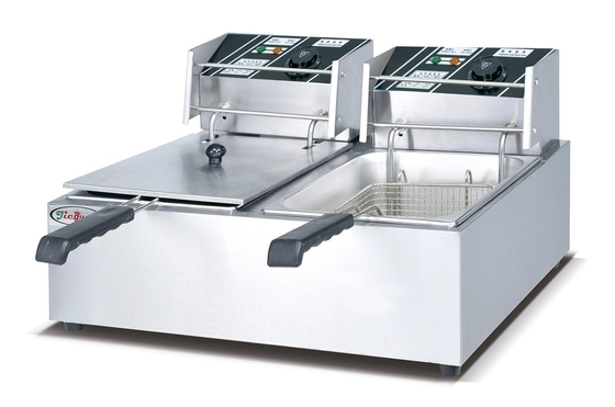 Pakketgrootte 52,00cm * 30,50cm * 29,50cm Commerciële fritur met oliefiltratiesysteem