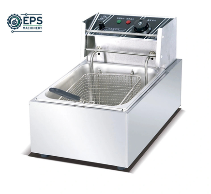 Volume Snack Productie Frying Machine met EPS 405X241X204mm Continuous Snack Fryer