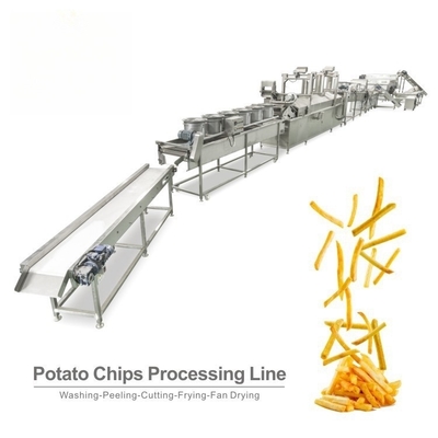 Op maat gemaakte frietjes en aardappelchips Productielijn Optimale output