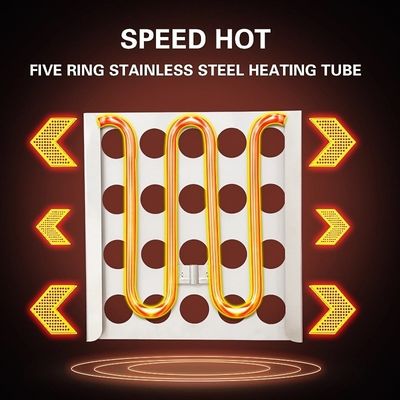 Buttons Control Mod Gas Frying Machine voor temperatuur koken van roestvrij staal