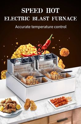 Buttons Control Mod Snack Frying Machine voor chips Noten en snacks 20 kg brutogewicht