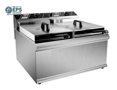 405X241X204mm knopcontrolemod Heavy-Duty Frying Machine voor grootschalige operaties