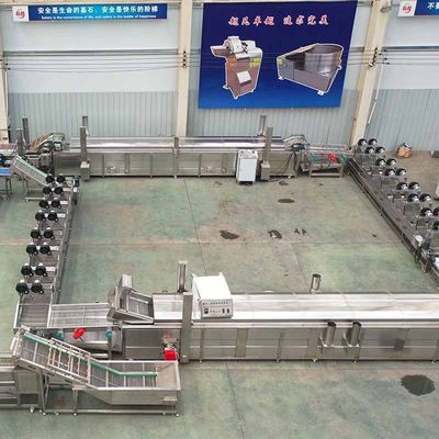 Warmteverwerking Consistente prestaties Aardappelchipmachine op maat voor chips