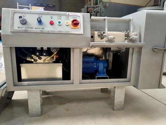 Warmteverwerking Diced Machine Commerciële Bevroren Kip Cube Cutter Vlees Cube Dicer