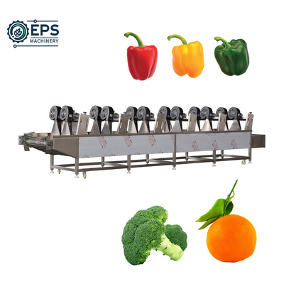 Eddy Current wasmachine voor het schoonmaken van groenten en fruit uit 304 roestvrij staal