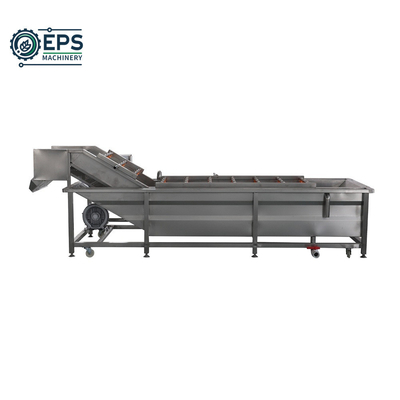 Eddy Current wasmachine voor het schoonmaken van groenten en fruit uit 304 roestvrij staal