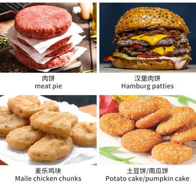 Warmteverwerking Burger en aardappel patty maken machine met geavanceerde technologie