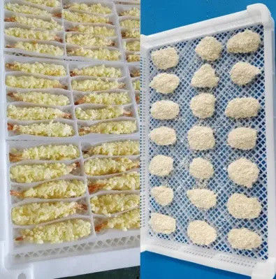 380V automatische Tempura-domping-batteringcoatingmachine voor vlees, vis en groenten