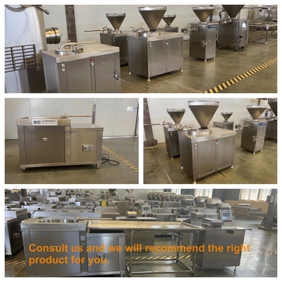 60L Hopper Volume worstmaker 800kg Pakket Bruto Gewicht Hydraulische vlees klysma machine