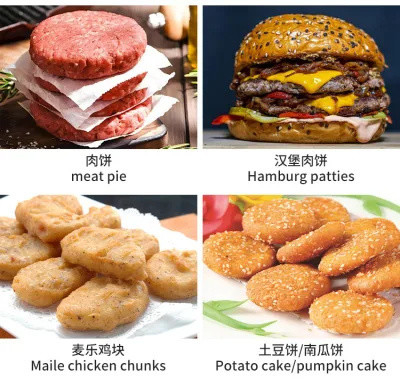 Automatische vleesmaler hamburger vormmachine voor KFC en McDonald's bij betaalbare