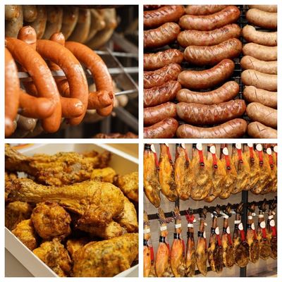 Intelligente besturing Automatische rang saus Rookplaats Oven voor vlees roken machine