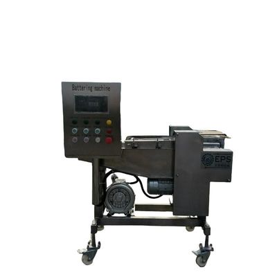 Op maat gemaakte Tempura Dipping Battering Coating Machine voor vlees Zeevruchten en groenten
