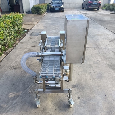 Vissen- en garnalenbakkermachine met oplossing voor de vleesmaler voor thermische verwerking