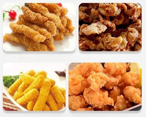 380V aangepaste vleespatties en nuggets slaan machine voor hoge prestaties