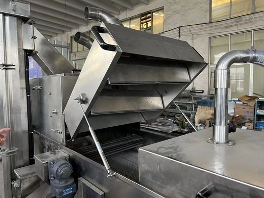 Vleesmaler EPS Preduster meelmachine verbinding met Batter en Breading Machine