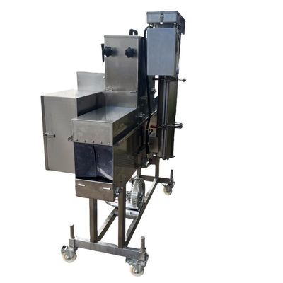 380V aangepaste kip borst vlees tenders Flouring Machine met aangepaste service