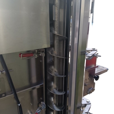 Vleesmaler- en broodmachine voor thermische verwerking coating applicator