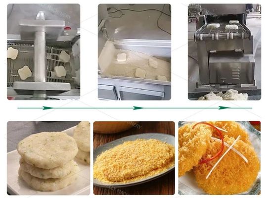 Chicken Henny Penny Batter and Breading Machine met thermische verwerkingstechnologie