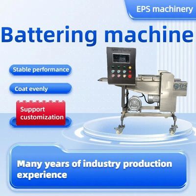 Warmteverwerking Op maat gemaakte vleesballen zetmeel uien ringen Batter coating machine