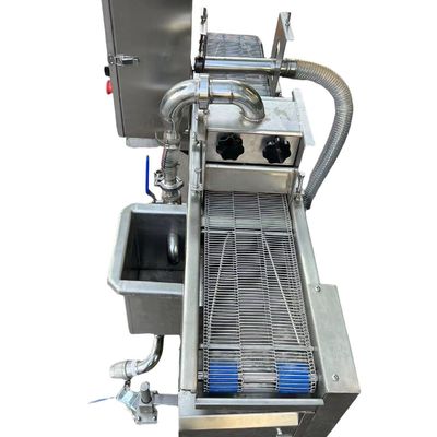 Automatische vleesmaler voor vleesballen met een coating