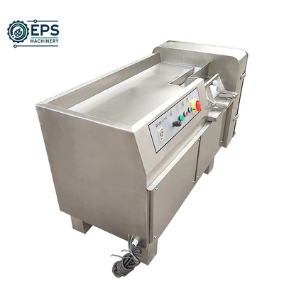 Gepersonaliseerde 3kw bevroren vlees kubus snijmachine slicer slicing machine voor heet vlees
