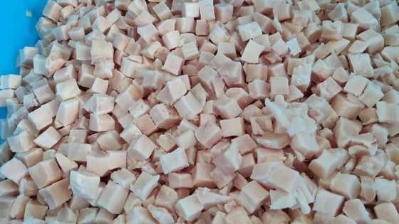 Professionele automatische eendenvlees haker Dicer Cutter voor bevroren visvlees kubus Dicing