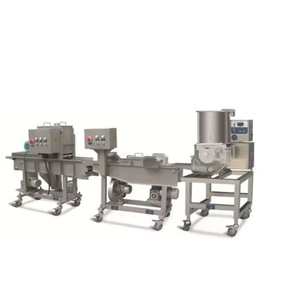 Automatische hamburger-pattyvormende machine voor het verwerken van kippenbroodjes