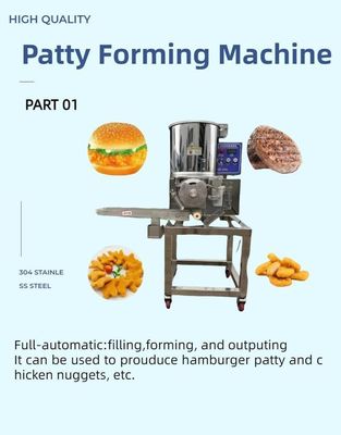 Meat Pie Equipment Meat Grinder Machine voor Burger Warmer Chicken Nugget Productie