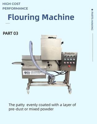 Meat Pie Equipment Meat Grinder Machine voor Burger Warmer Chicken Nugget Productie