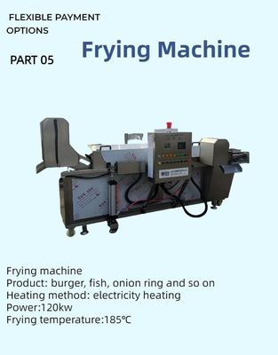 Meat Pie Equipment Meat Grinder Machine voor Burger Warmer Chicken Nugget Productie