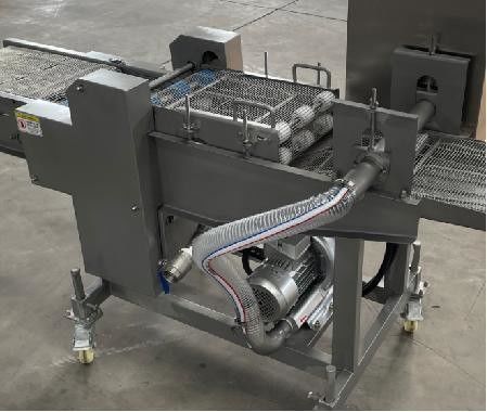 380V brood chocolade coating machine met vriesgedroogde aardbeien en automatische spray