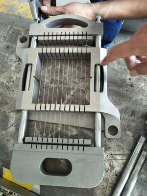 1480x800x980mm Kip- en pluimveevlees Cuber Dicing Machine voor het snijden van hoge capaciteit