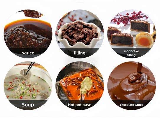 1200*900*900 Tiltable Cook Mixer Machine for Smooth Caramel Sauce Roeren en vullen