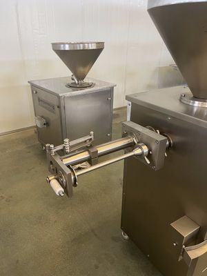 60L High Speed Automatic Double Twin Shaft Meat Paddle Mixer voor Burger Patty Wurst