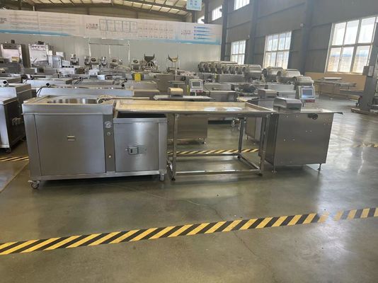 60L High Speed Automatic Double Twin Shaft Meat Paddle Mixer voor Burger Patty Wurst
