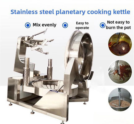Gratis onderdelen Industrieel gas Halwa Mysore Pak Zoetjes Kook Mixer Kookketel