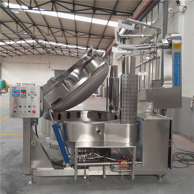 Tijdregelaar Volledig automatische kookplaat Mixer Pot Gas Caramel Sauce Kookmachine Mixer