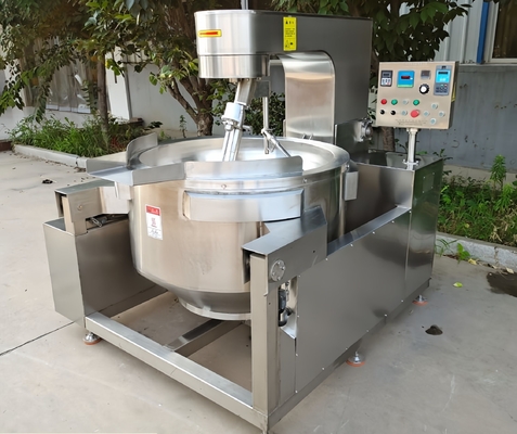 Tijdregelaar Volledig automatische kookplaat Mixer Pot Gas Caramel Sauce Kookmachine Mixer