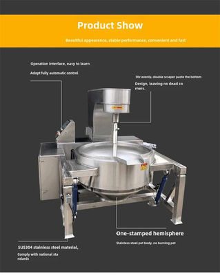 Gepersonaliseerde commerciële automatische kookmixer met tijdsbesturing en onderdelen