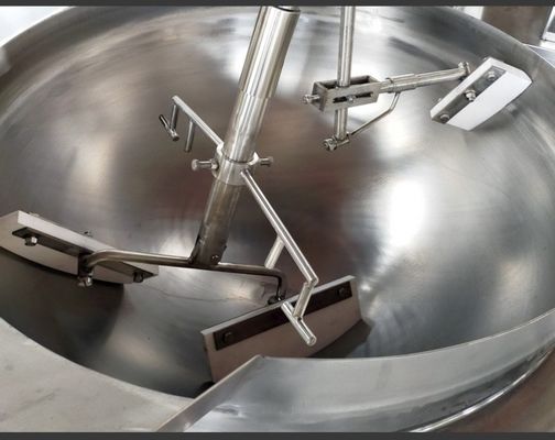 Roestvrij staal koken mixer machine met jas lagen en kruiden Agitator