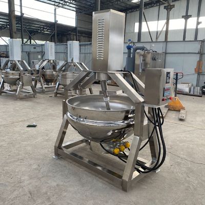 Roestvrij staal koken mixer machine met jas lagen en kruiden Agitator